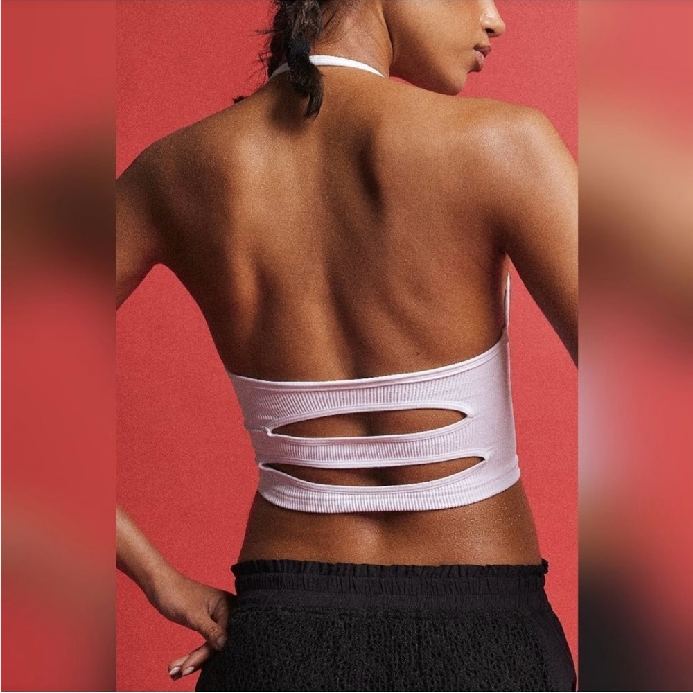 Free People Movement Happiness Runs Strappy Back Halter XS/S - Picture 3 of 9